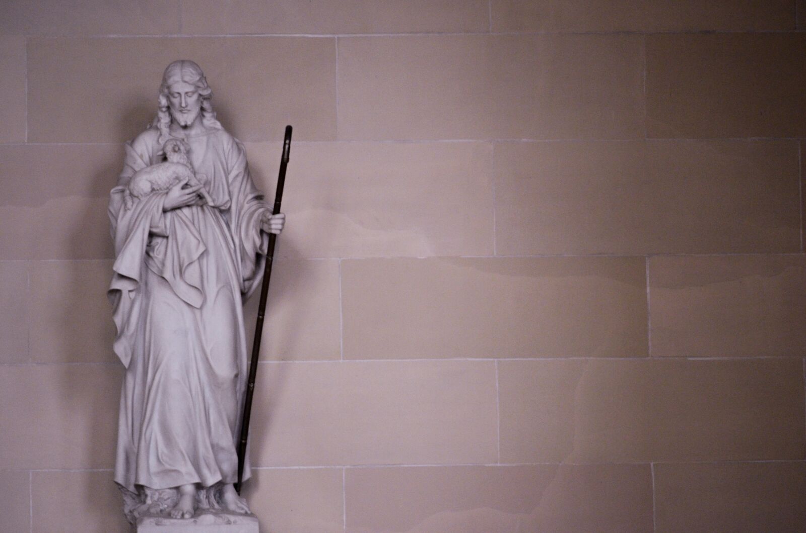 Nikon D5100 sample photo. Jesus, good shepherd, shepherd photography