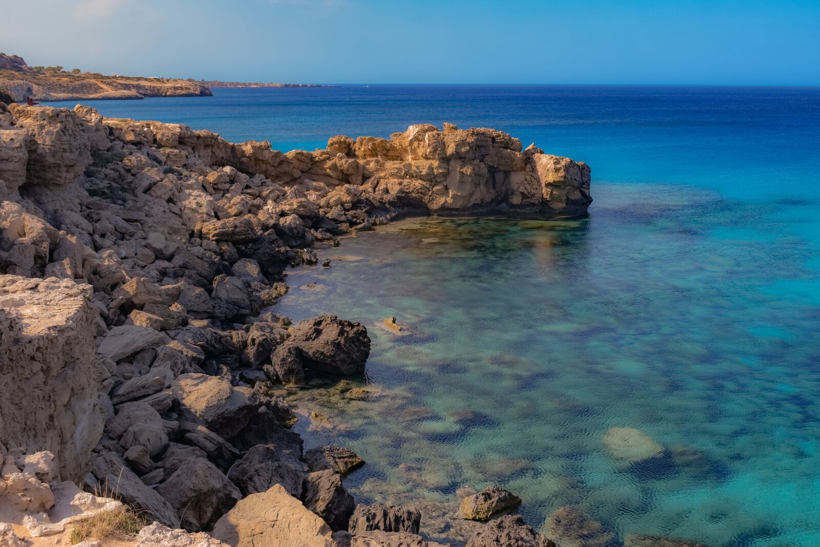 Nikon D3300 sample photo. Cyprus, cavo greko, rock photography