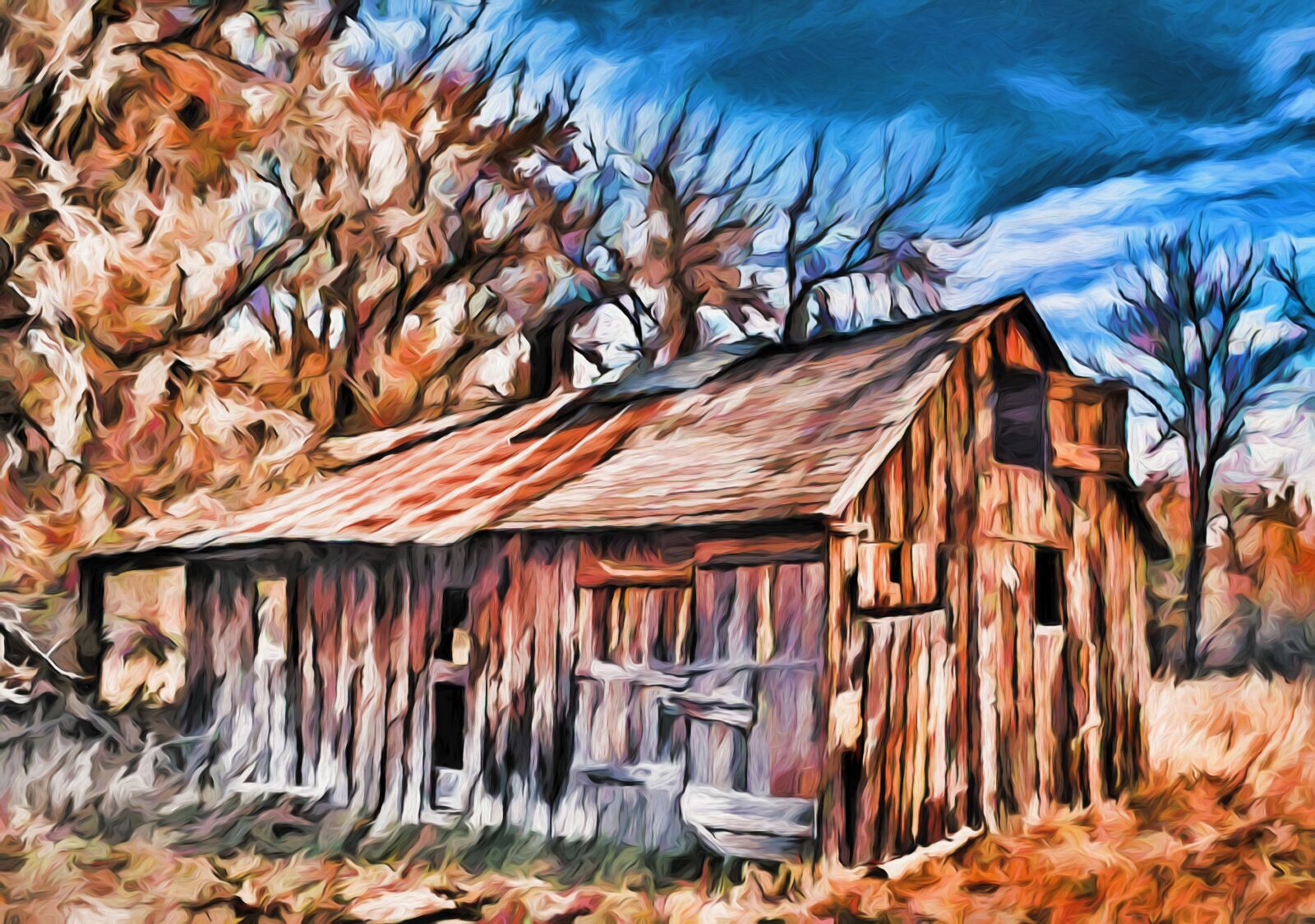 Nikon D5000 sample photo. Building, barn, rustic photography
