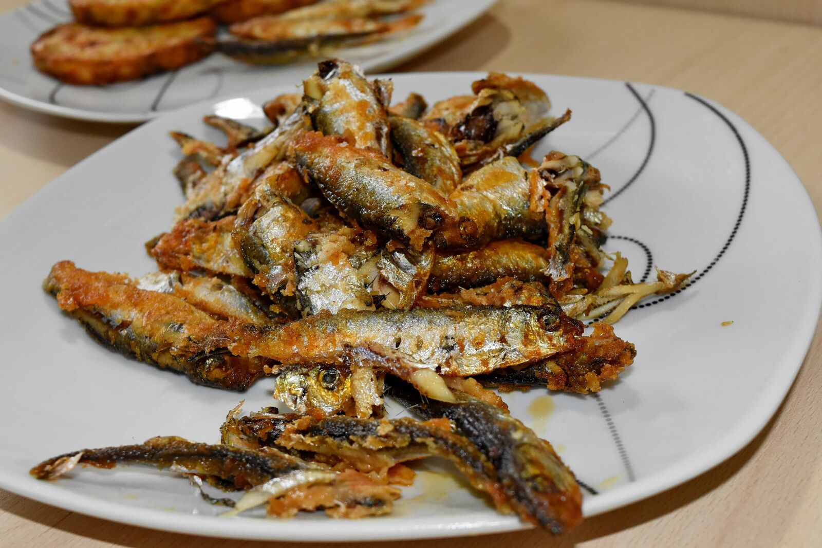 Nikon D5500 sample photo. Fishes, grill, food, meat photography