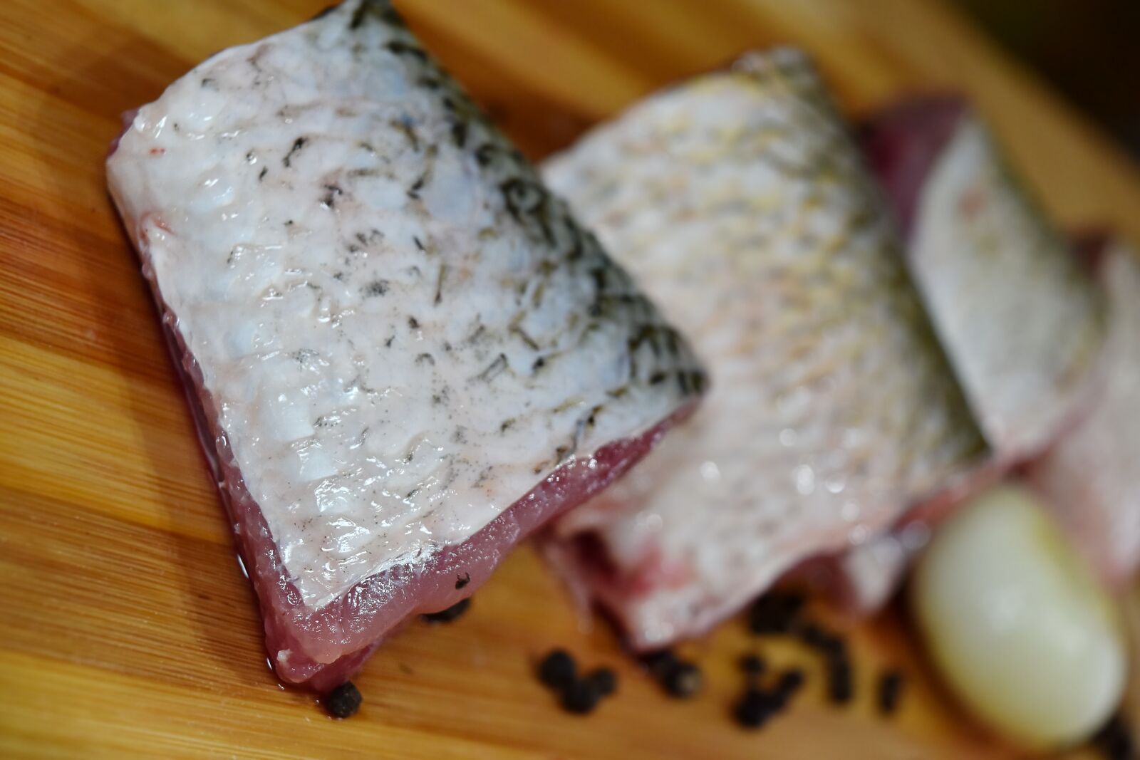 Nikon D5500 sample photo. Dinner, fillet, fish, kitchen photography