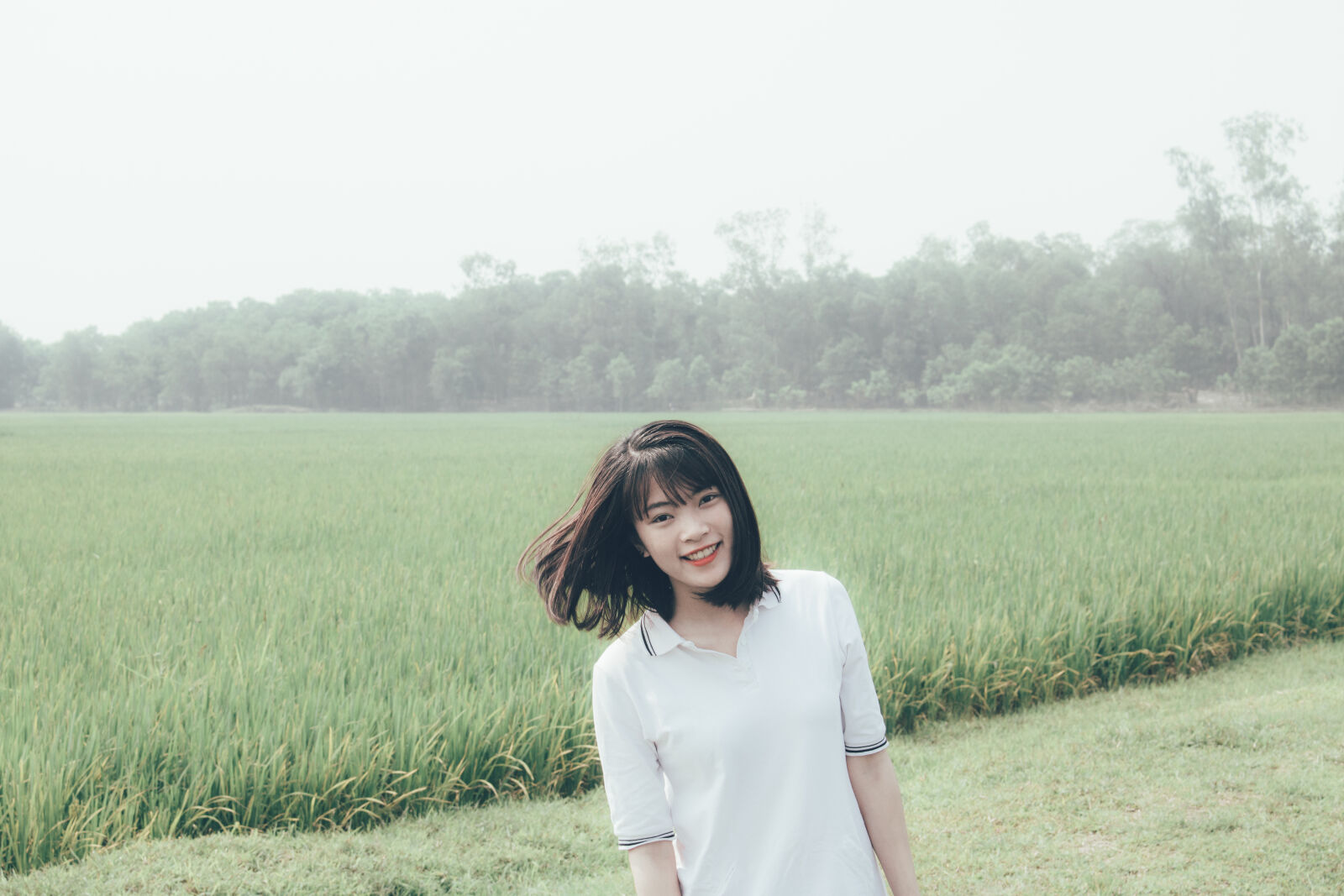 Canon EOS 750D (EOS Rebel T6i / EOS Kiss X8i) sample photo. Agriculture, asian, girl, evergreen photography