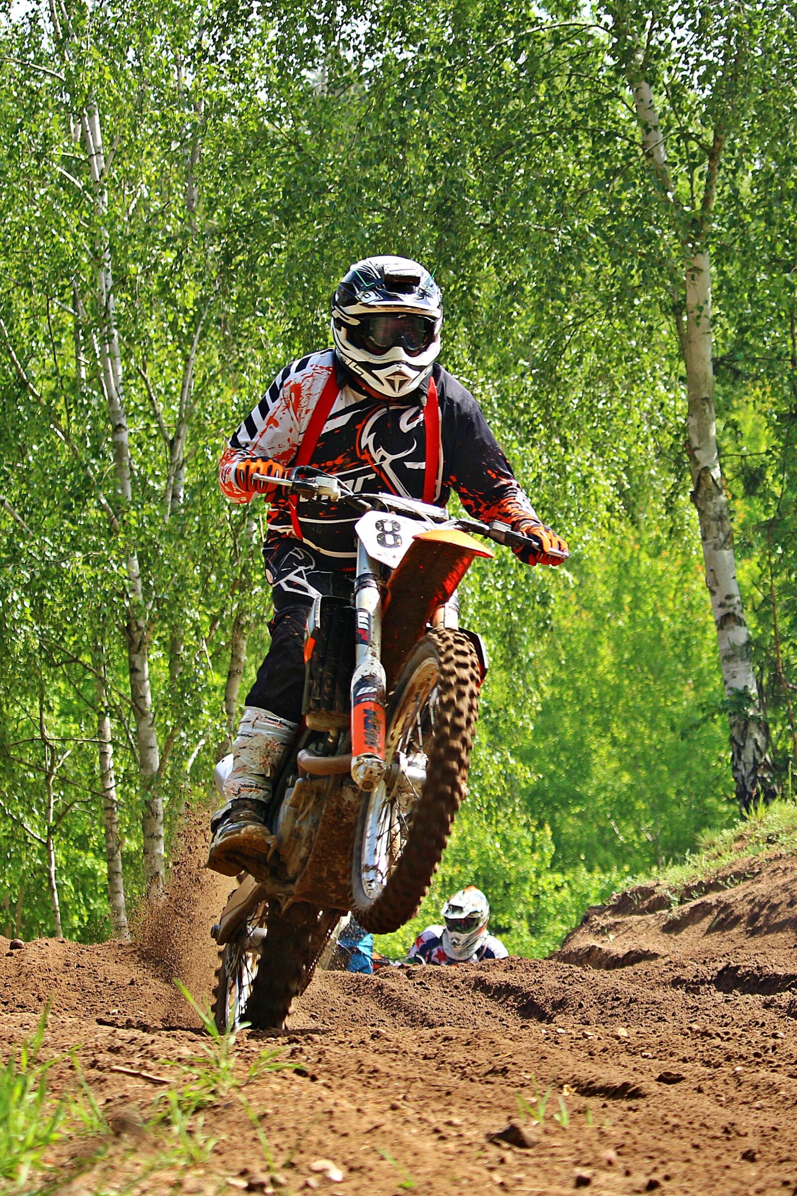 Canon EOS 100D (EOS Rebel SL1 / EOS Kiss X7) sample photo. Dirtbike, motocross, enduro photography