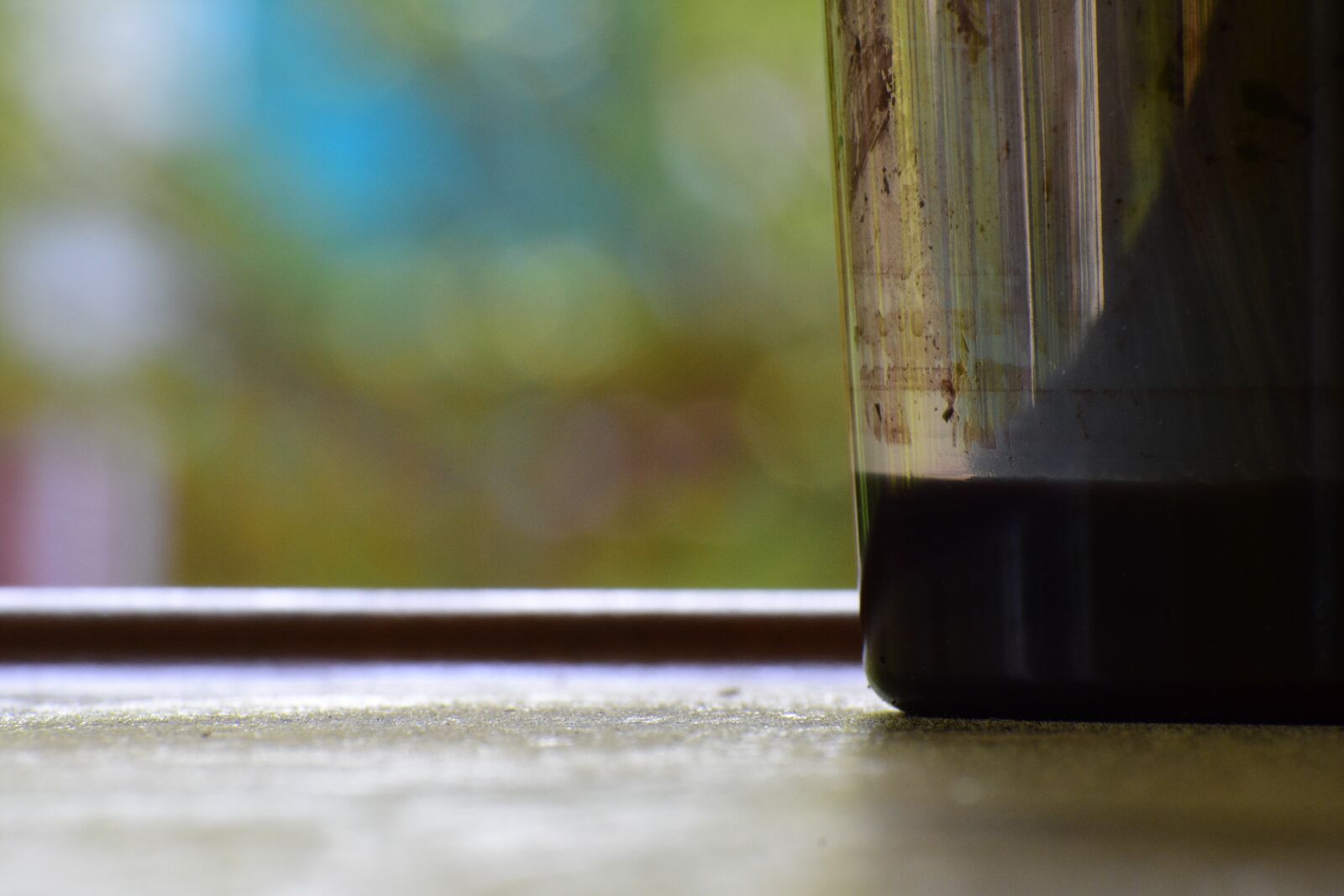 Nikon D3400 sample photo. Bottle, blur, background photography