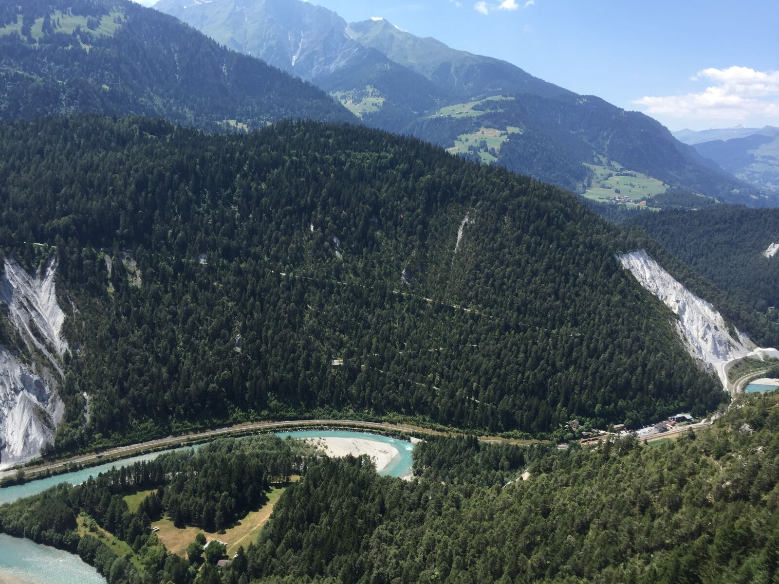 iPhone 6 back camera 4.15mm f/2.2 sample photo. Rhine gorge, rhine, graub photography