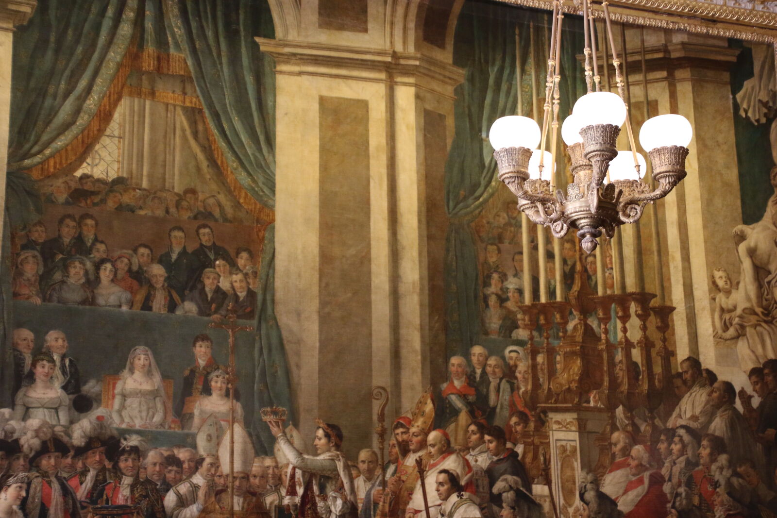 Canon EOS 7D Mark II sample photo. Chandelier, france, french, globe photography