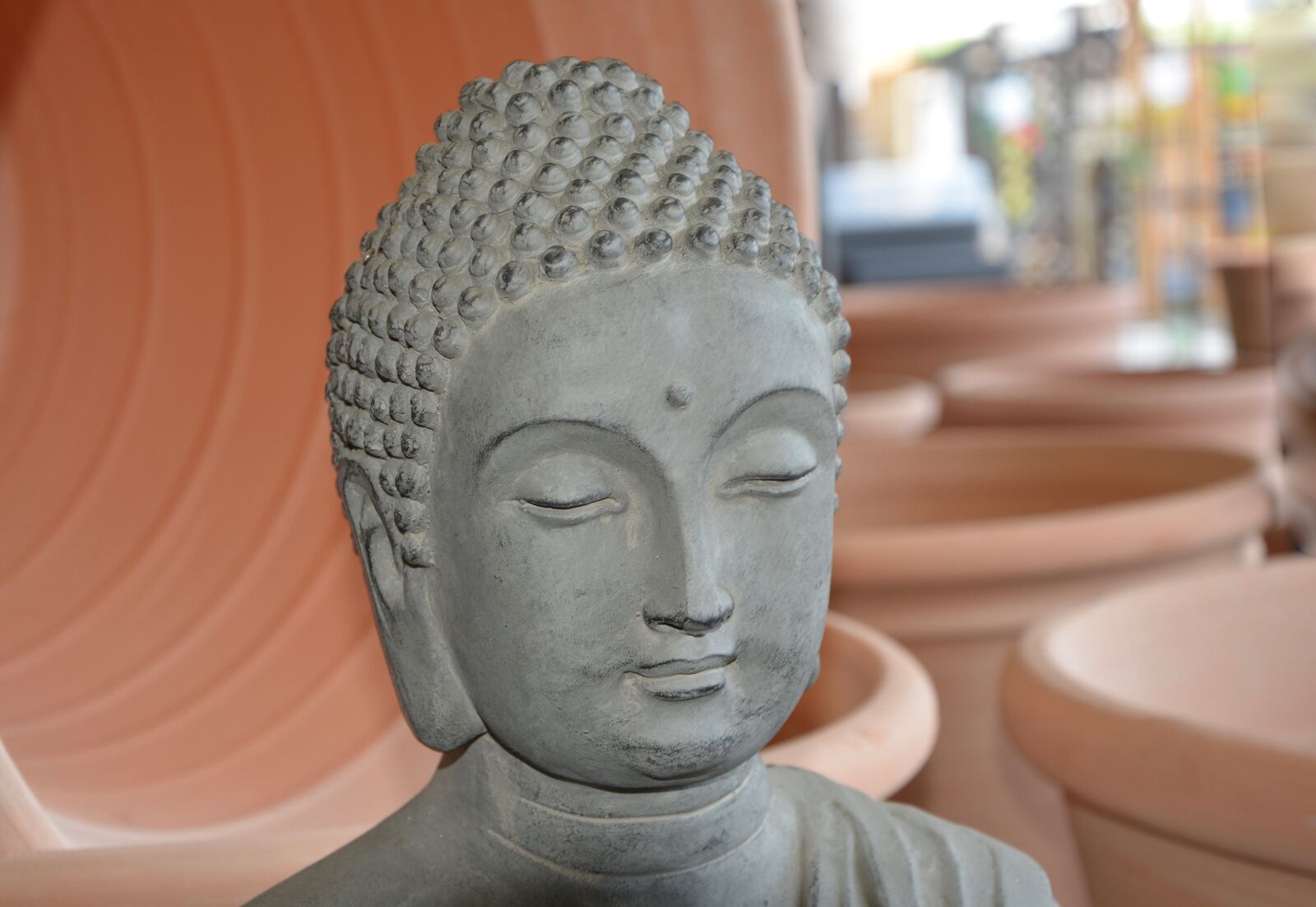 Nikon D5200 sample photo. Buddha, head, meditation photography