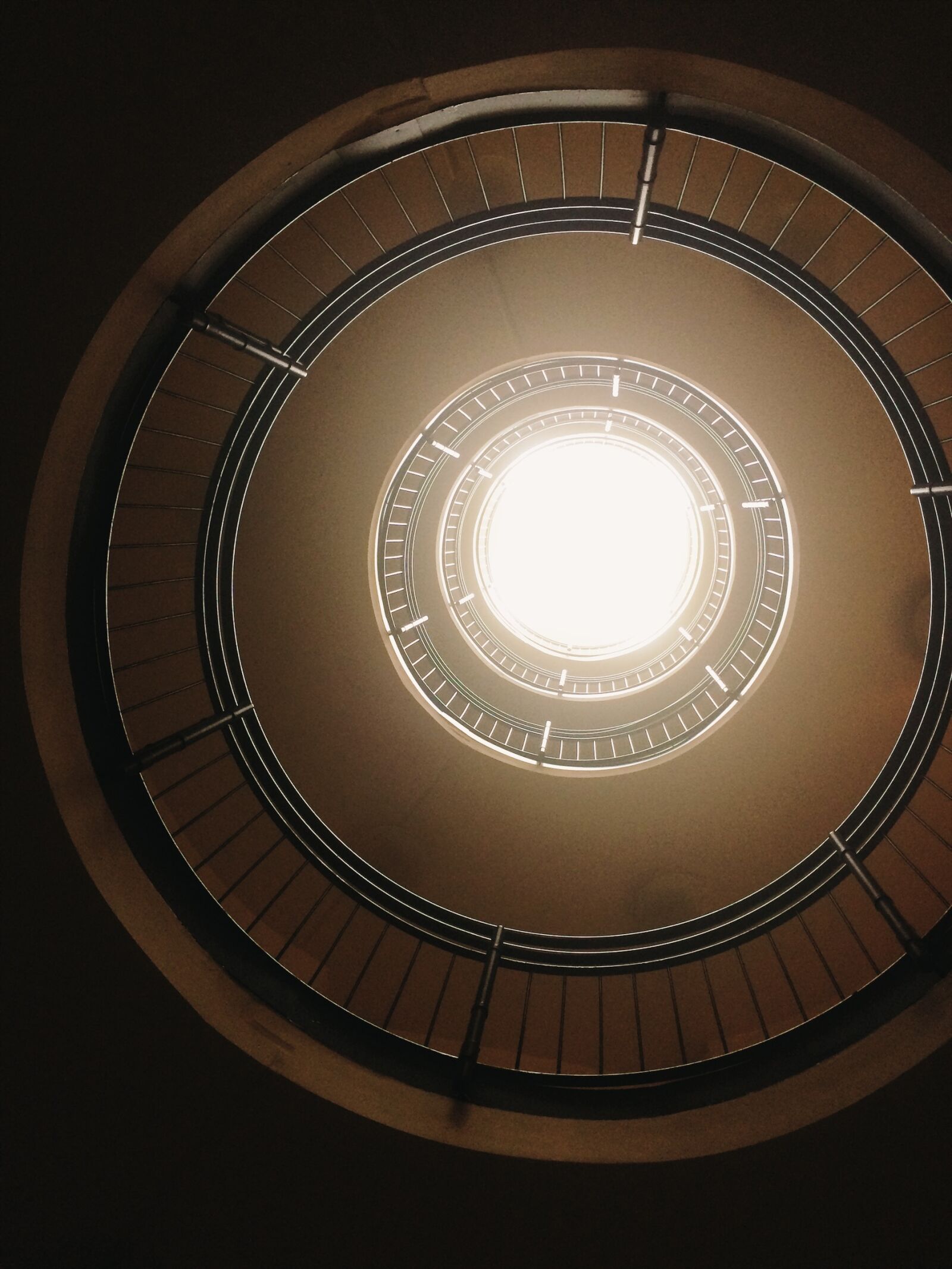 Apple iPhone 5s sample photo. Circle, spiral, staircase, stairs photography