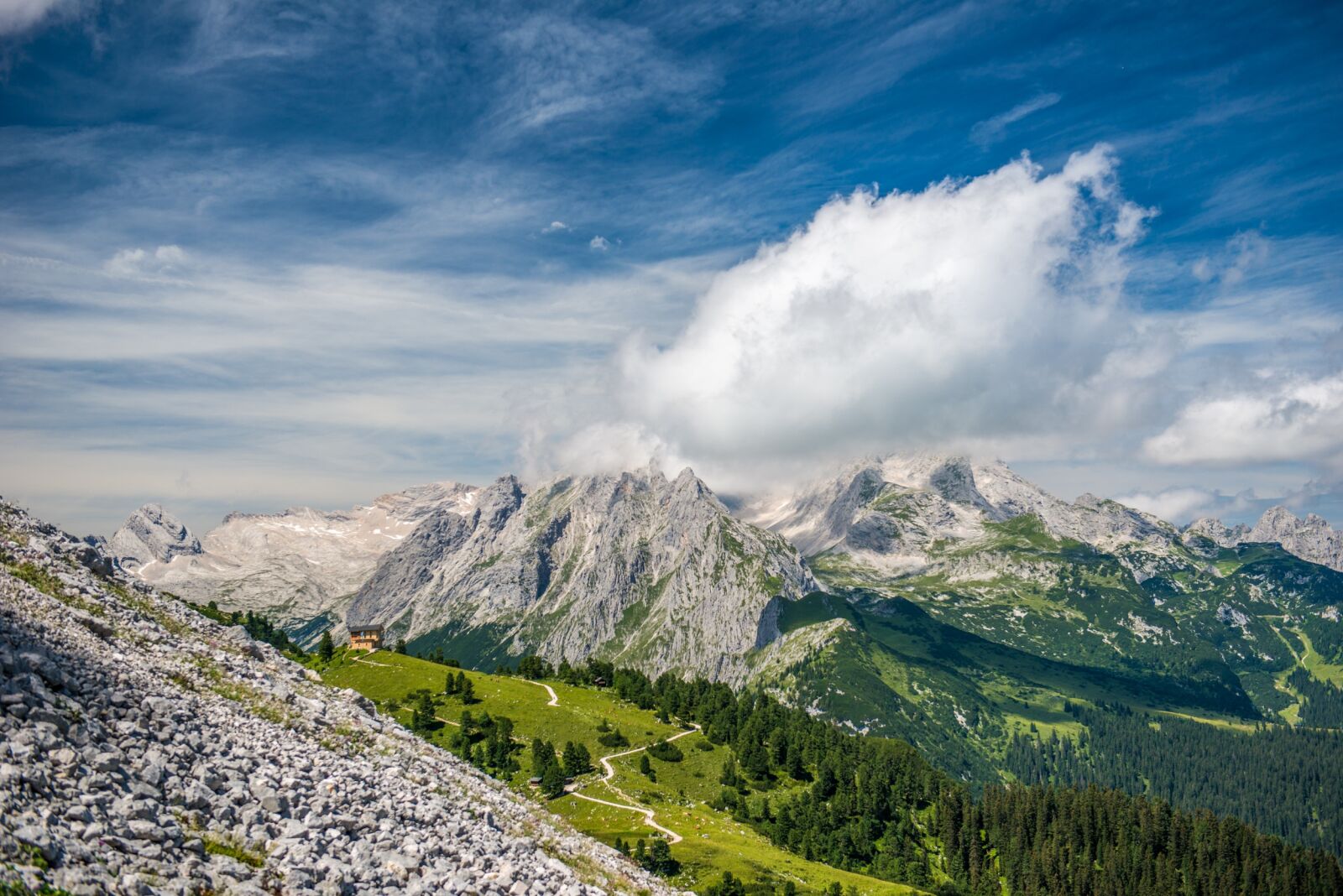 Nikon D800 sample photo. Schachen, mountains, germany photography