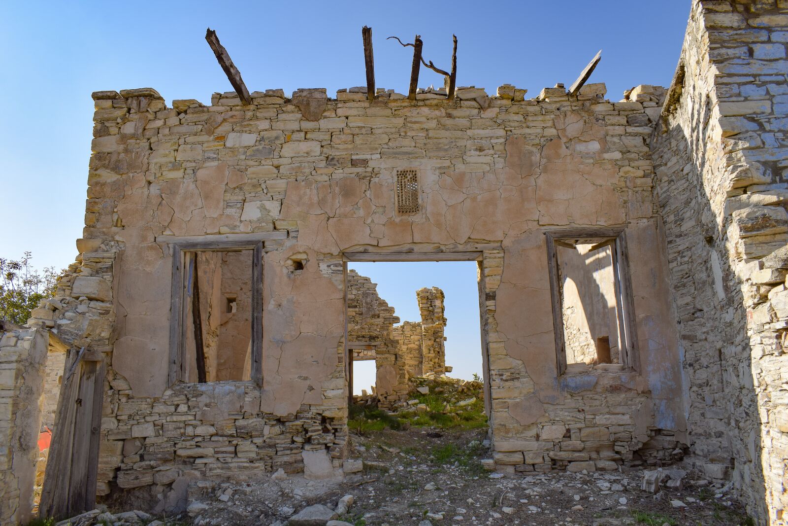 Nikon D3300 sample photo. Ruins, house, damaged photography