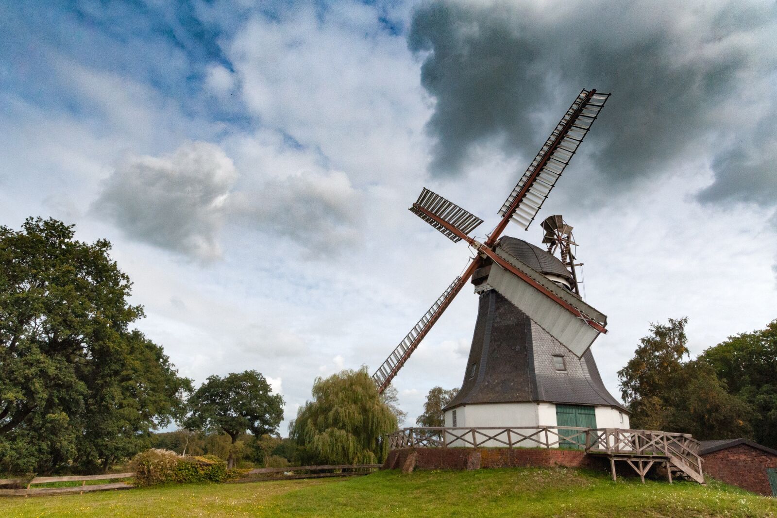 Nikon D90 sample photo. Windmill, worpswede, lower saxony photography