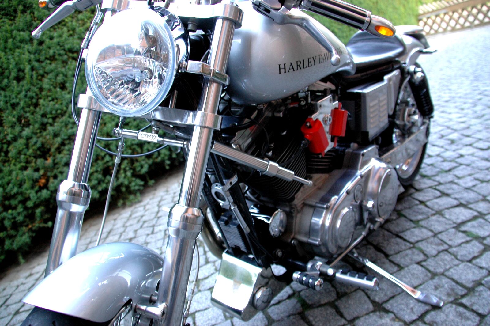 Nikon D70s sample photo. Harley davidson, motorcycle, conversion photography