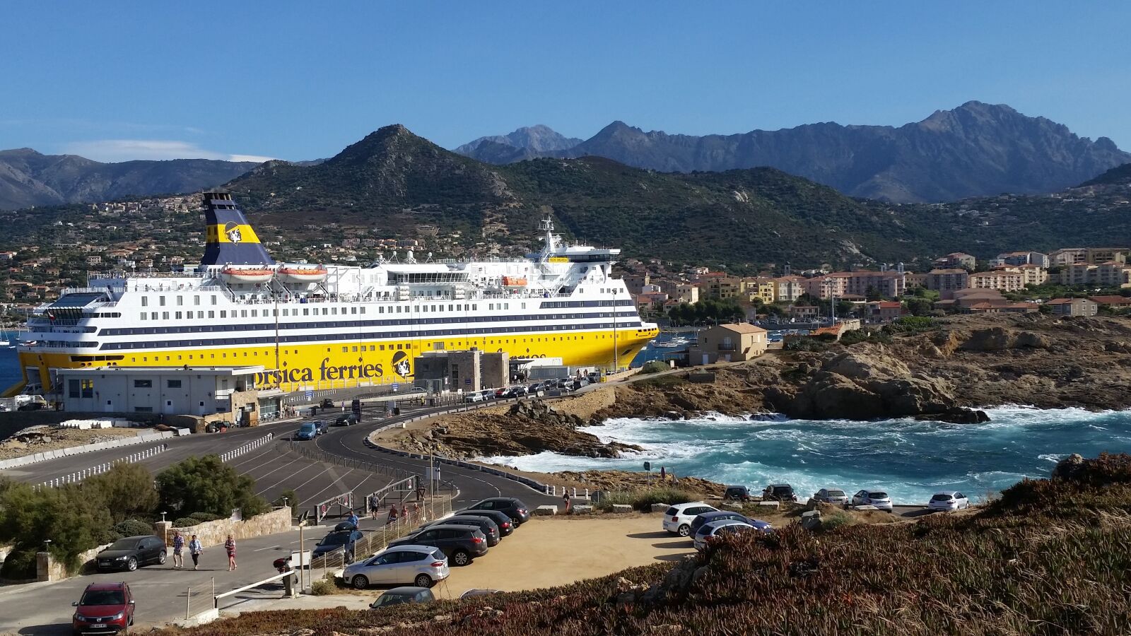 Samsung Galaxy S5 sample photo. Corsica ferries, corsican, transport photography