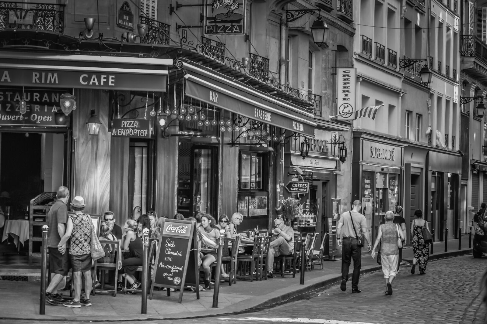 Nikon D3100 sample photo. Paris, cafe, road photography