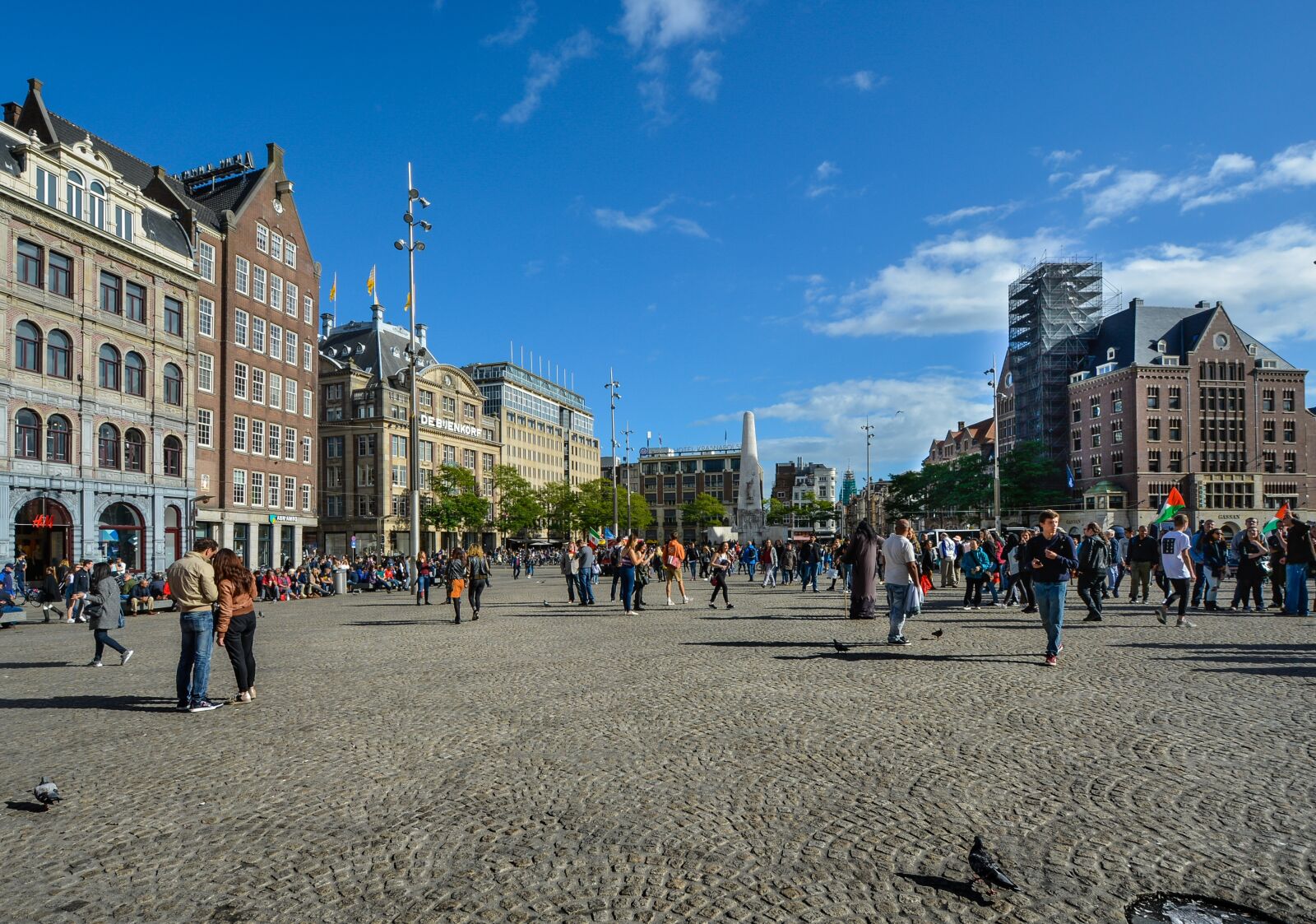 Nikon D5200 sample photo. Amsterdam, square, netherlands photography