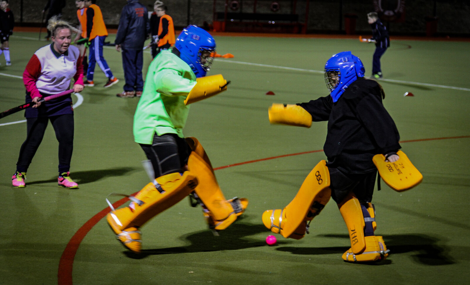 Canon EF 24-105mm F4L IS USM sample photo. Astroturf, ball, burton, hockey photography