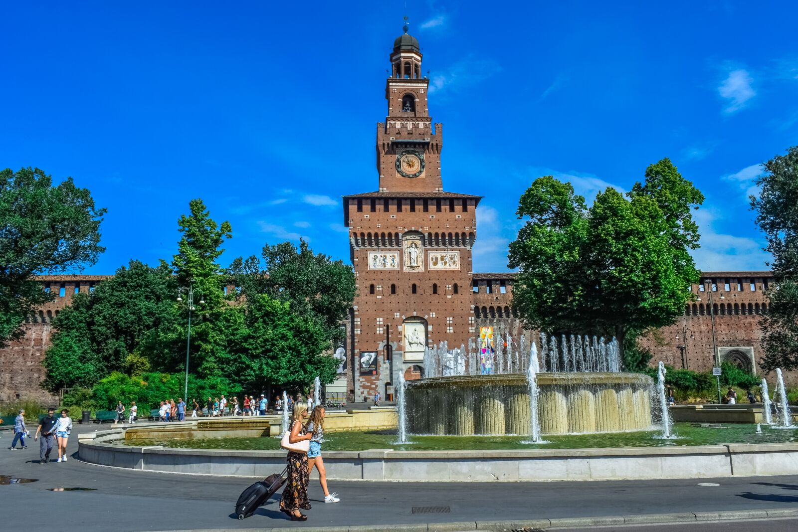 Nikon D3300 sample photo. Italy, milan, castello sforzesco photography