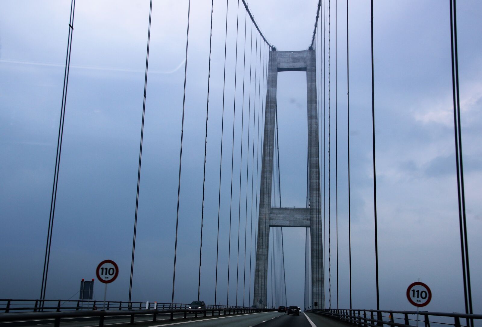 Canon EOS 7D Mark II sample photo. Bridge, cables, concrete, drive photography