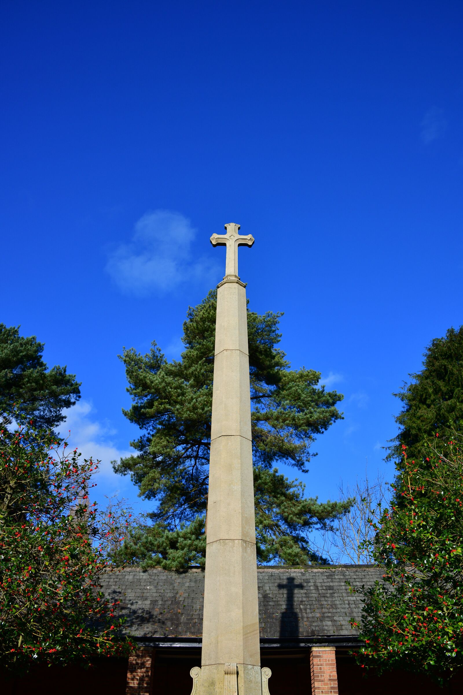 Nikon D850 sample photo. Cross, sky, blue photography