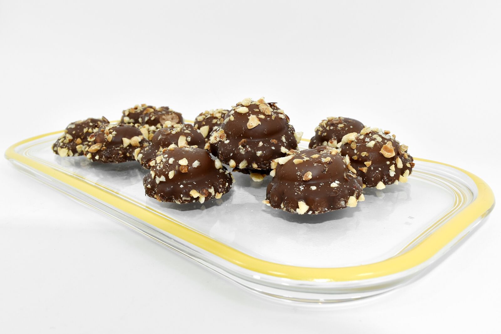 Nikon D5500 sample photo. Chocolates, cookies, walnut, food photography