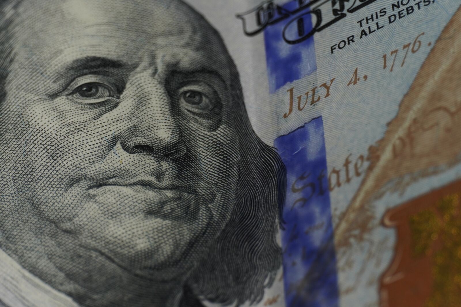 Sony a6400 sample photo. Dollar bill, benjamin franklin photography