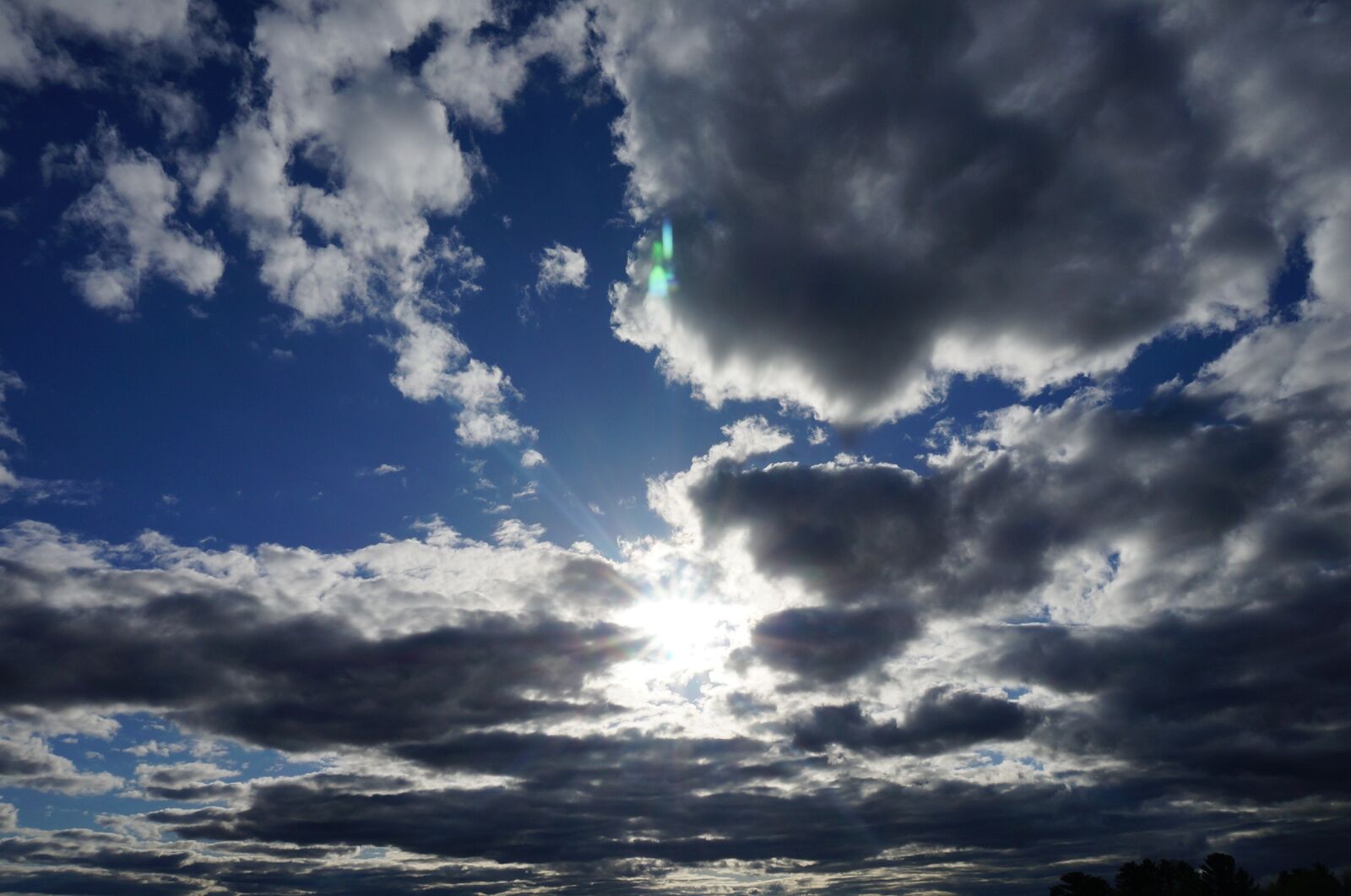 Sony Alpha NEX-3N sample photo. Sky, sun, clouds photography
