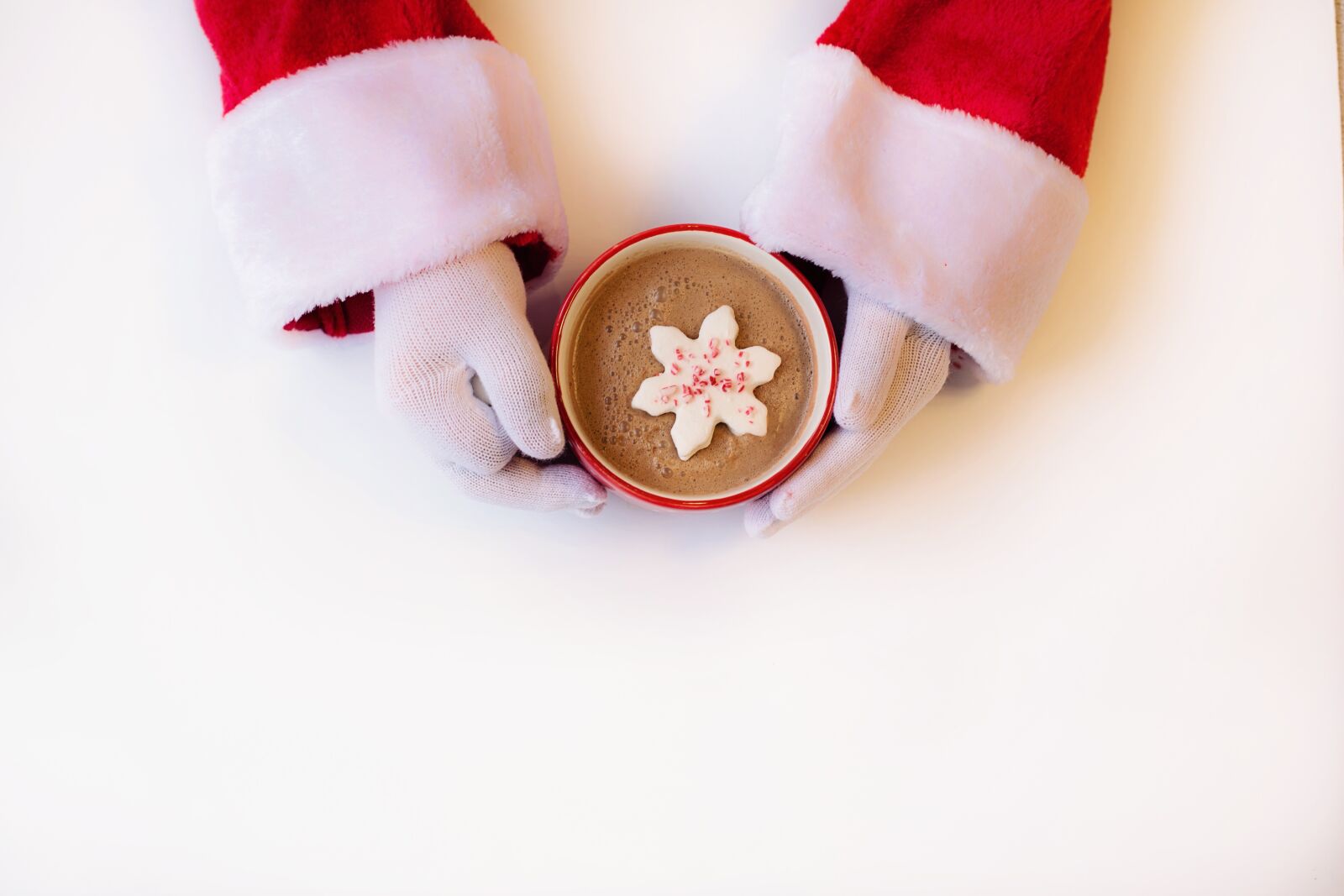 Canon EF 50mm F1.4 USM sample photo. Santa claus, white background photography