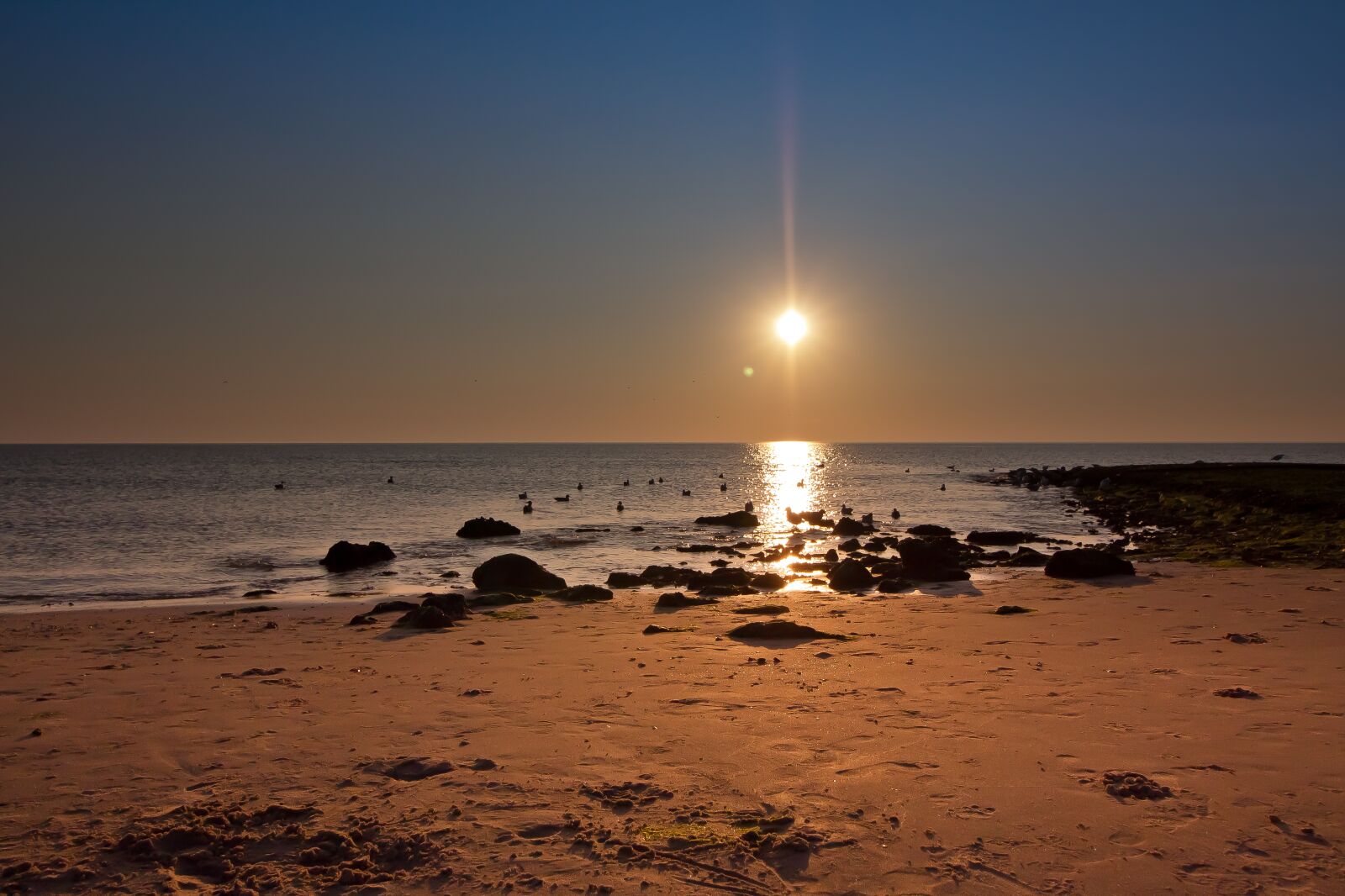 Canon EOS 50D sample photo. Sunset, sea, north sea photography