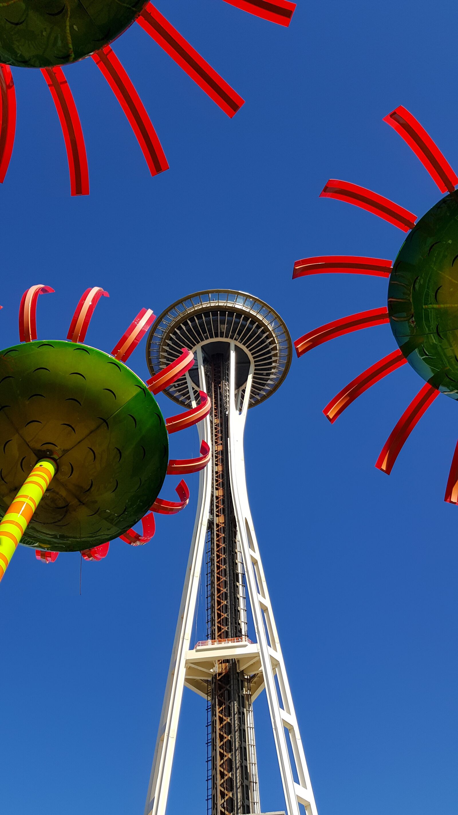 Samsung Galaxy S8 sample photo. Space needle, seattle, futuristic photography