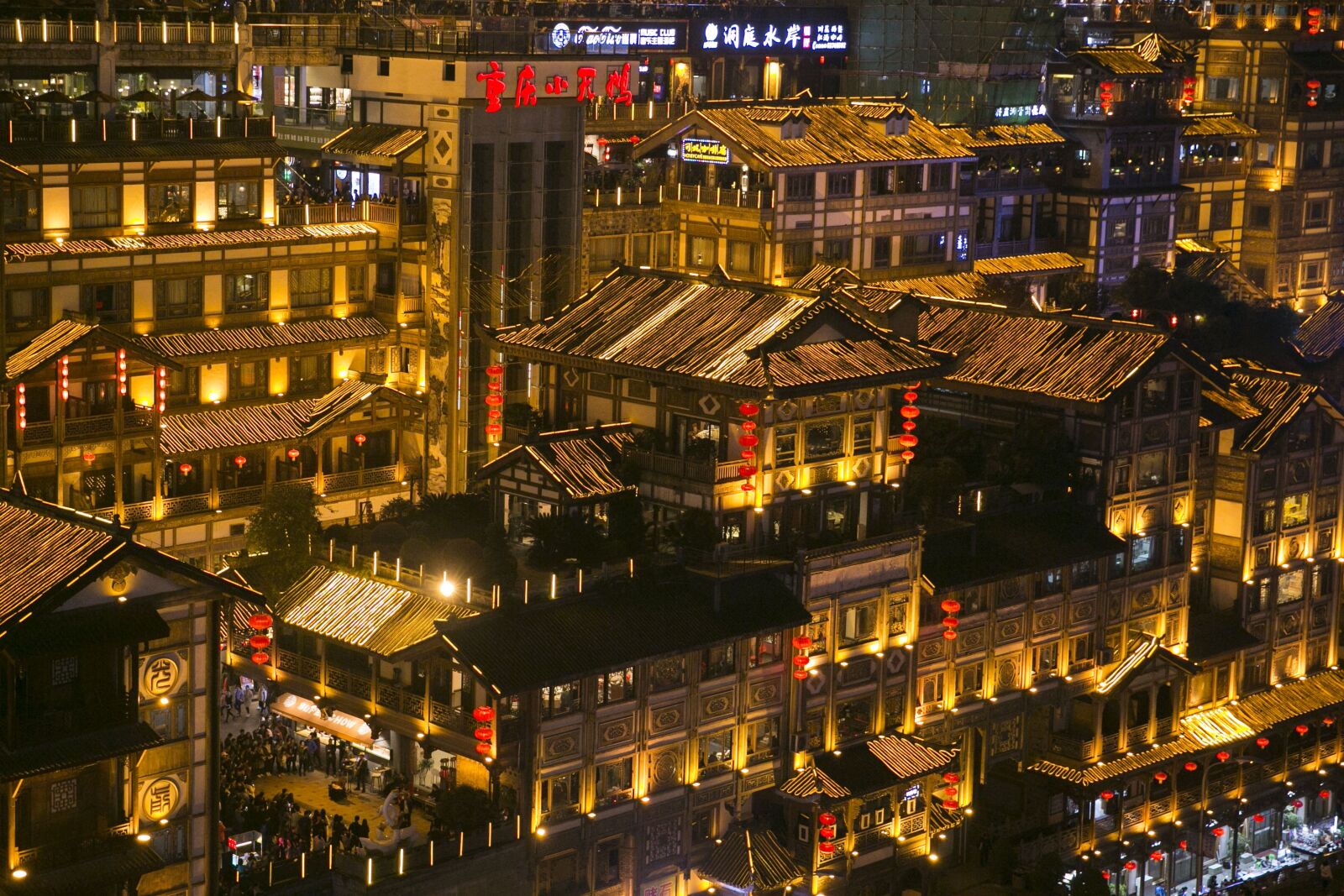 Canon EF 24-70mm F2.8L II USM sample photo. Chongqing, hongya cave, night photography