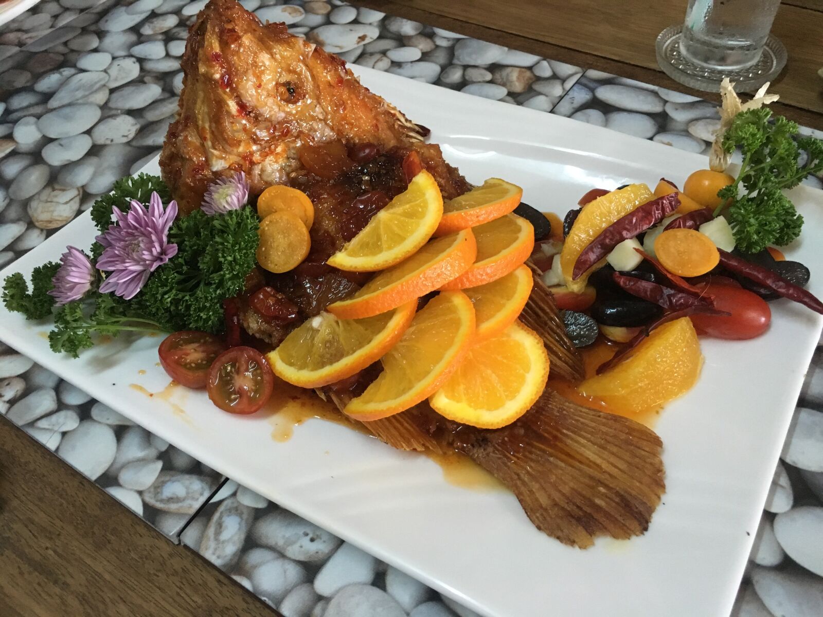 Apple iPhone 6s sample photo. Food, lunch, fish photography