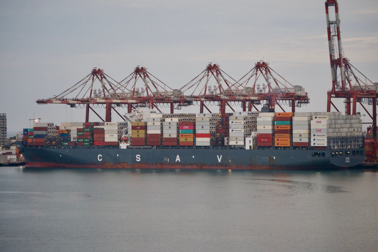 Nikon D3000 sample photo. Cargo, ship, port photography