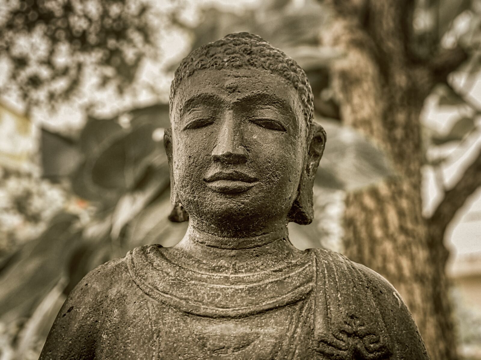 Apple iPhone XR sample photo. Buddha, yoga, meditation photography