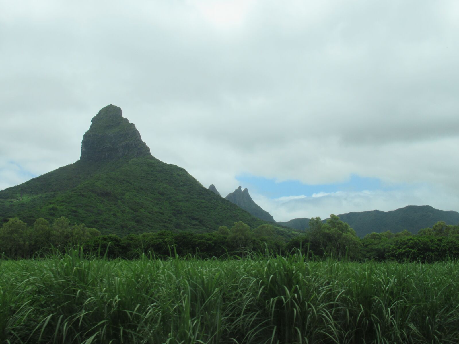 Canon PowerShot SX620 HS sample photo. Mountain, green, mauritius photography