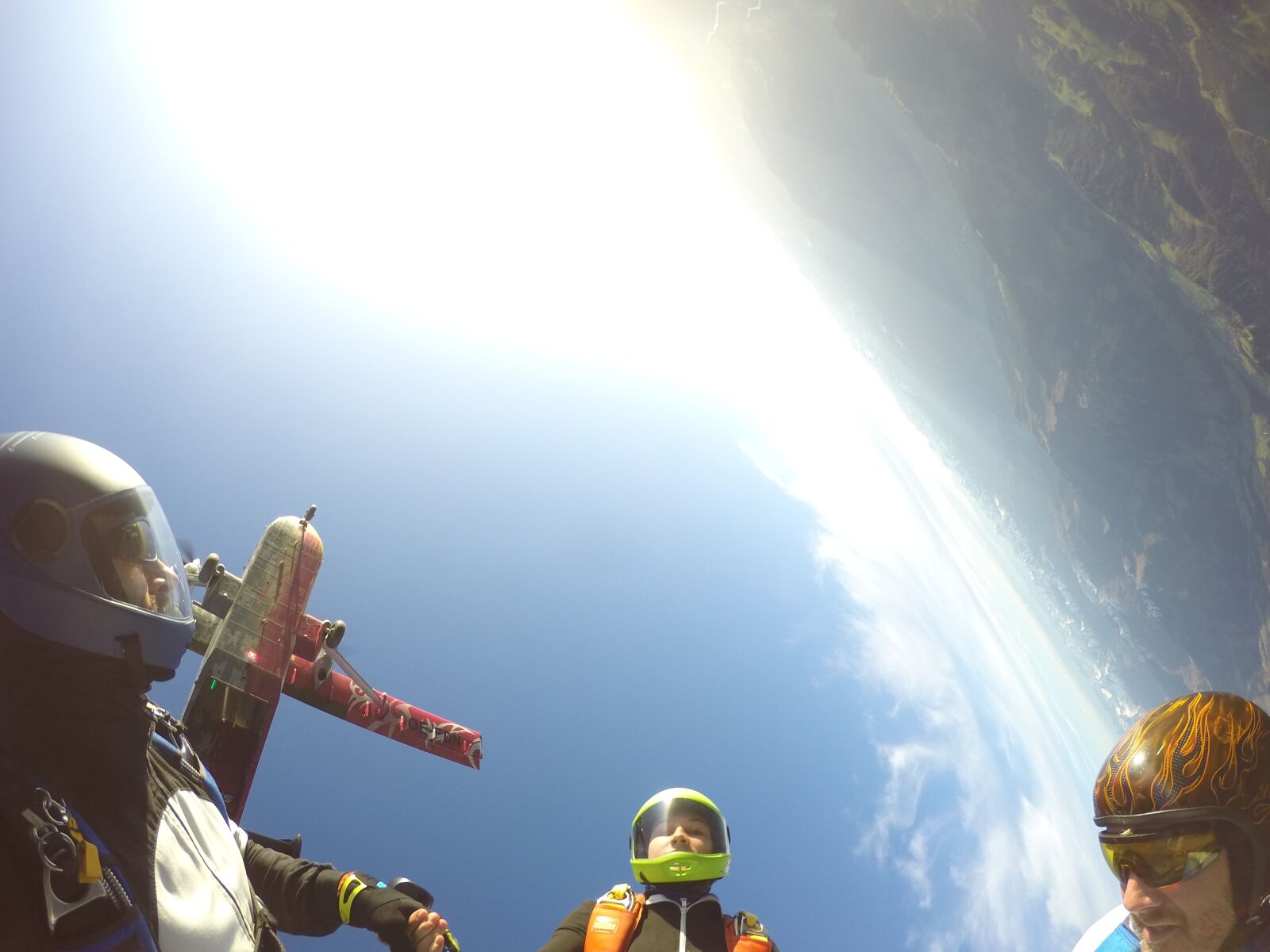 GoPro HERO4 Silver sample photo. Skydive, parachutist, parachute jump photography