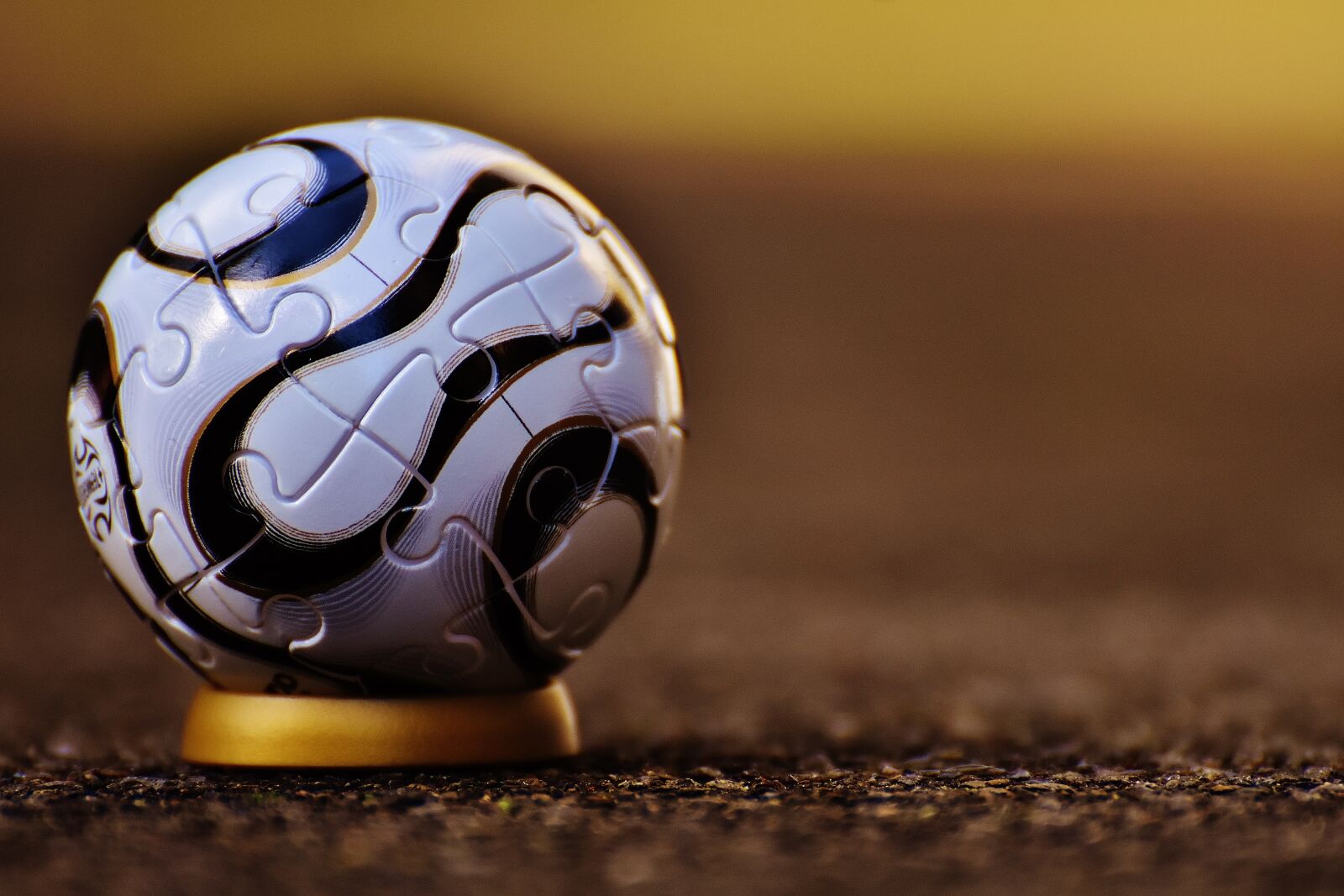 Nikon D7200 sample photo. Football, puzzle, puzzle ball photography