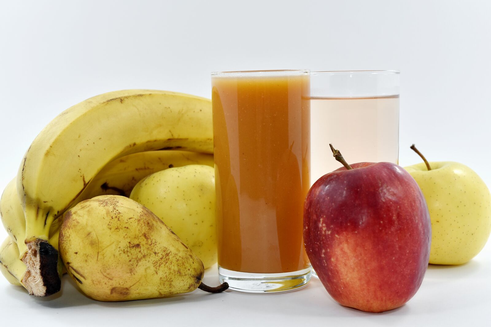 Nikon D5500 sample photo. Apples, banana, fruit cocktail photography