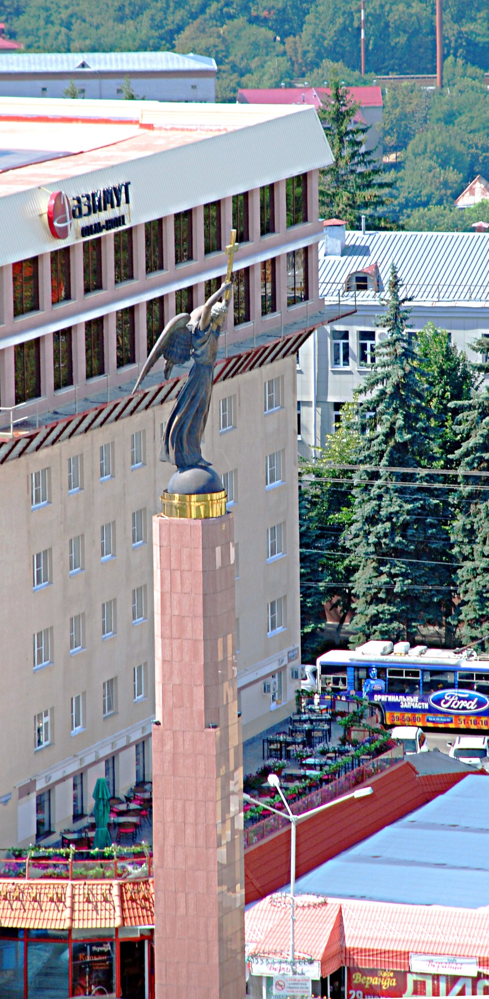 Nikon D80 sample photo. Stavropol, monument, city photography