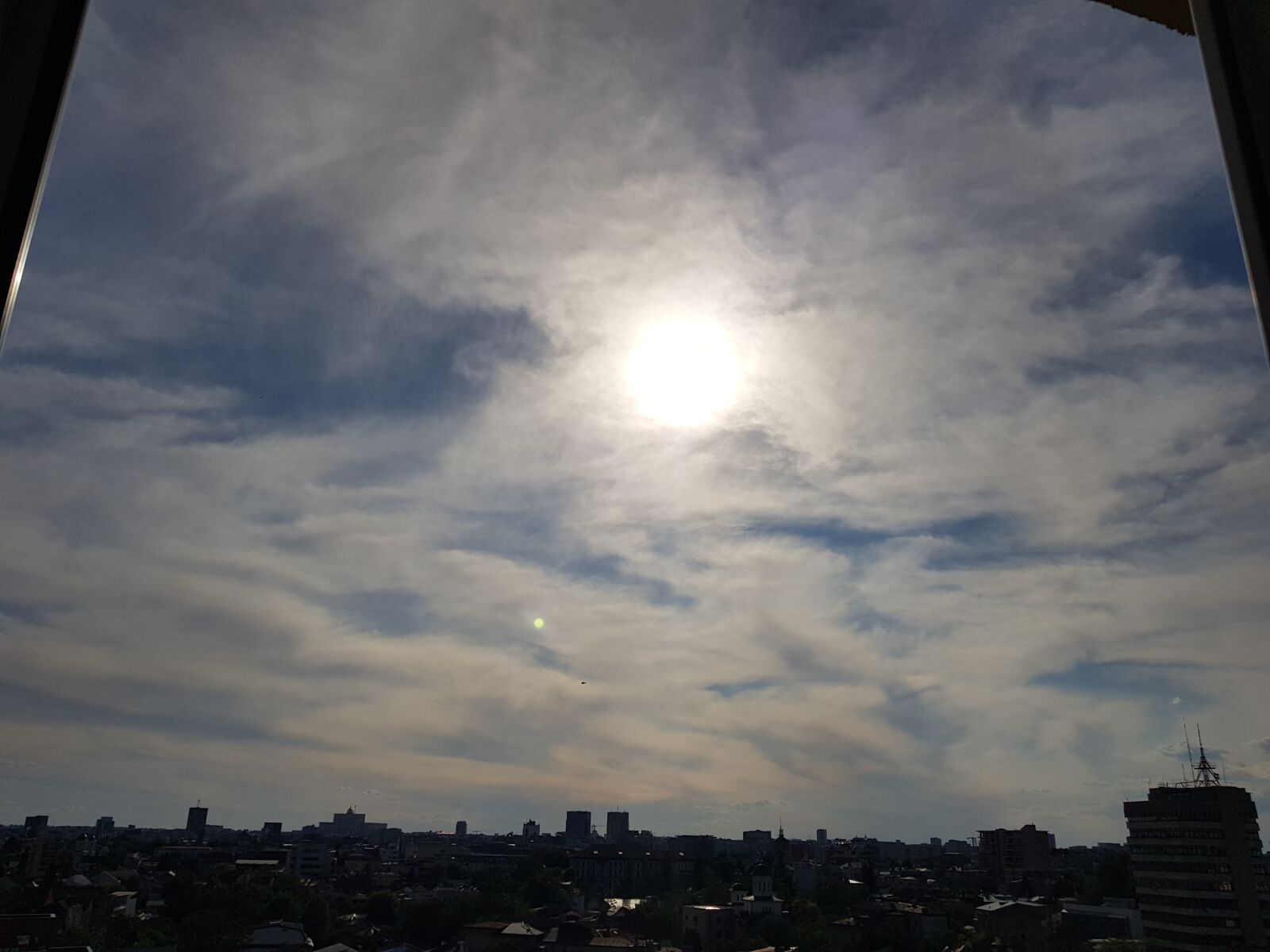 Samsung Galaxy S8+ sample photo. Sky, city, panoramic photography
