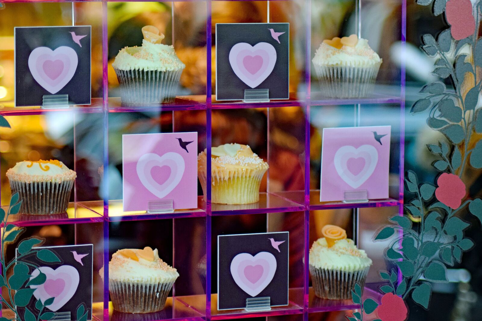 Nikon D3300 sample photo. Cupcakes, window, cake photography