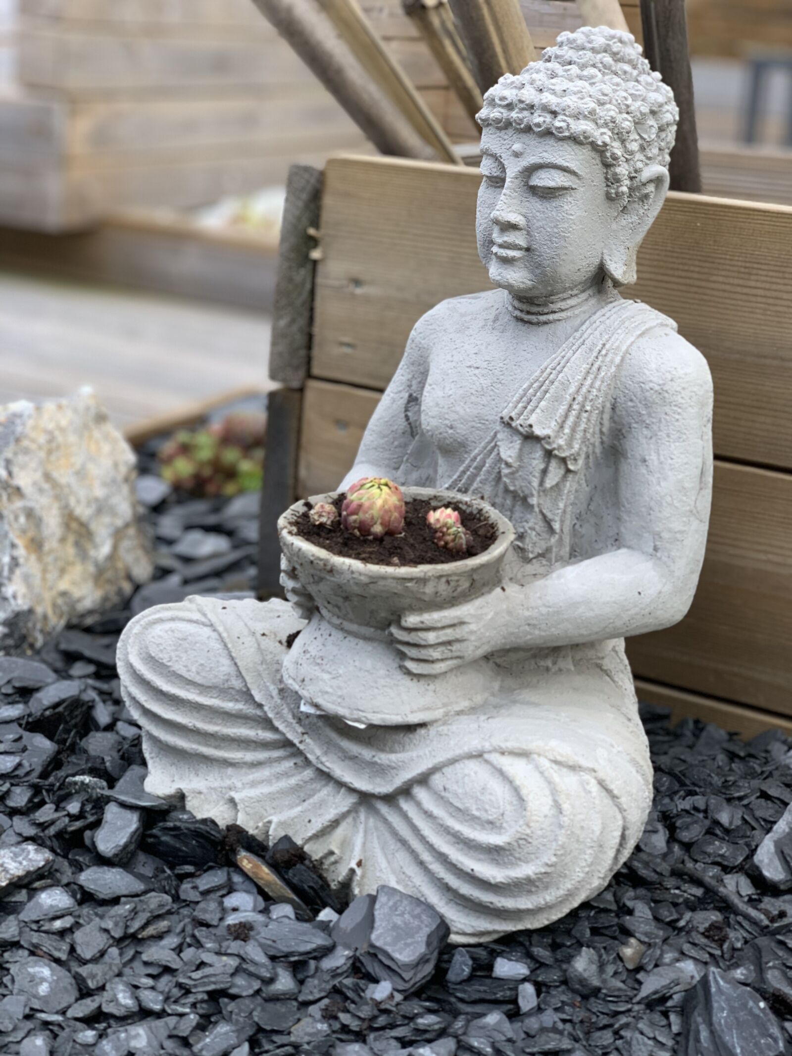 Apple iPhone XS Max sample photo. Buddha, statue, zen photography