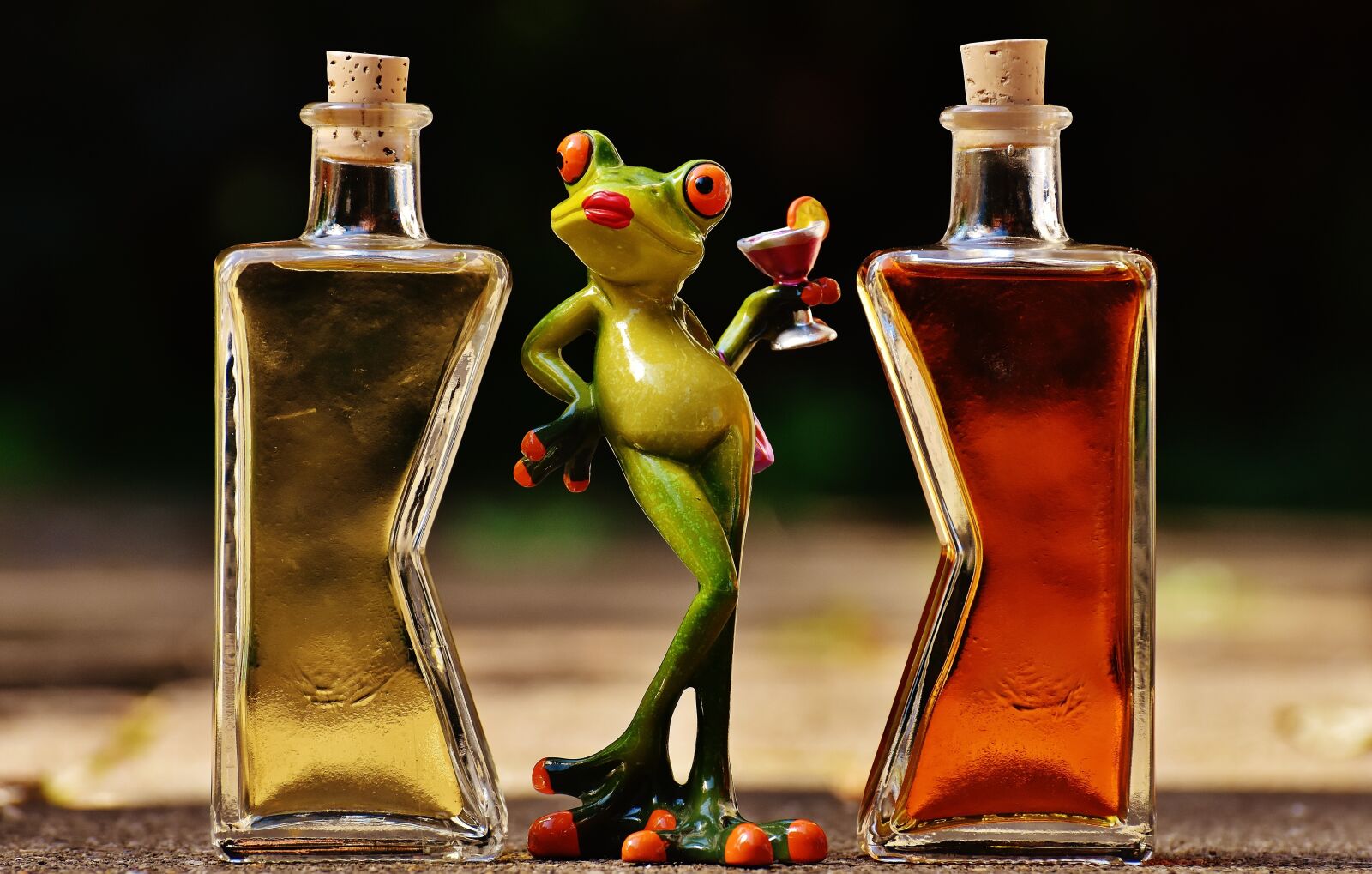 Nikon D7200 sample photo. Frogs, chick, beverages photography