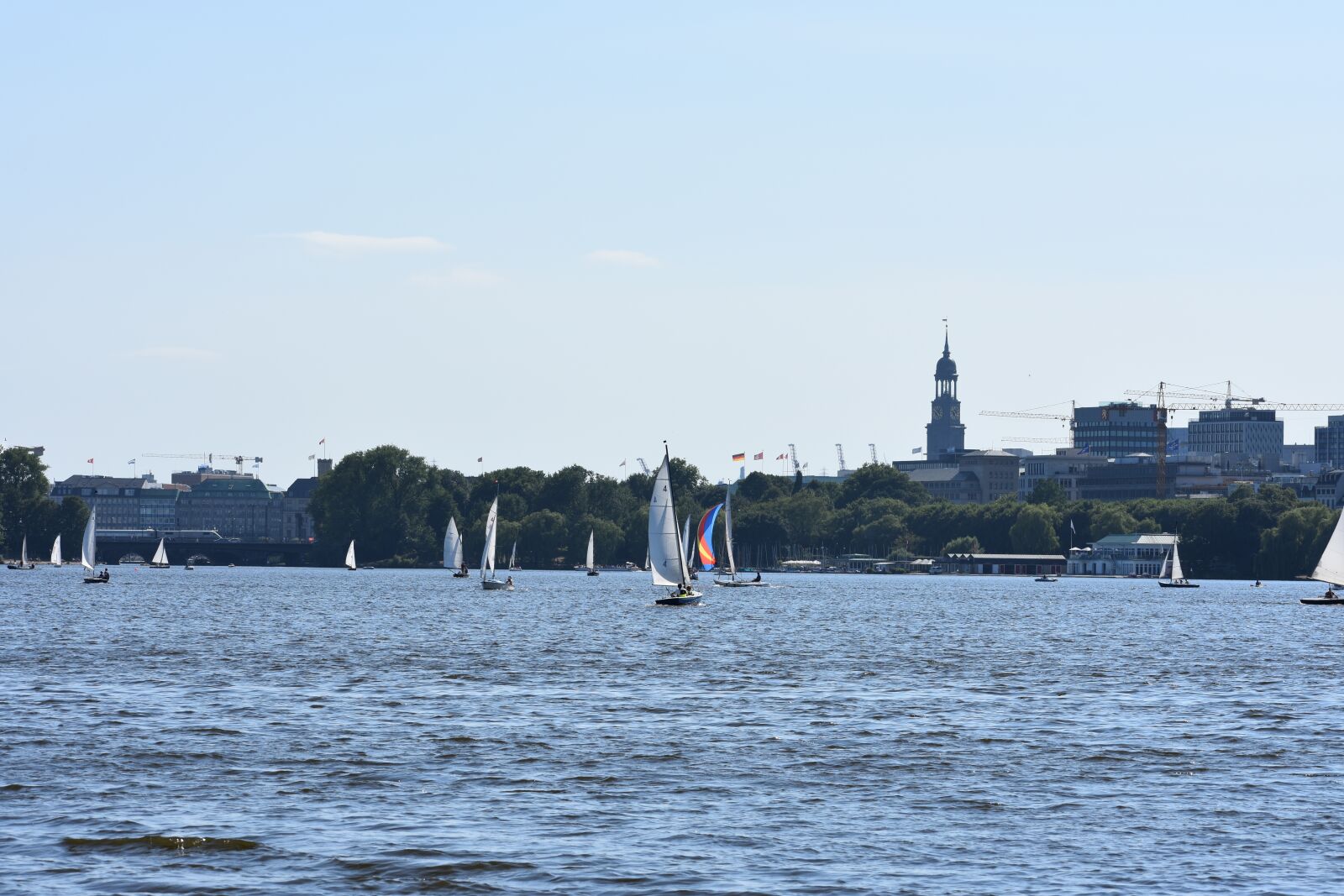 Nikon D3400 sample photo. Hamburg, alster, water photography
