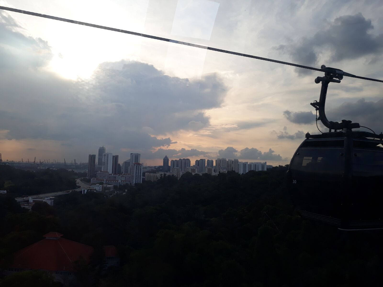 Samsung Galaxy J7 Pro sample photo. Singapore, cable car, transport photography