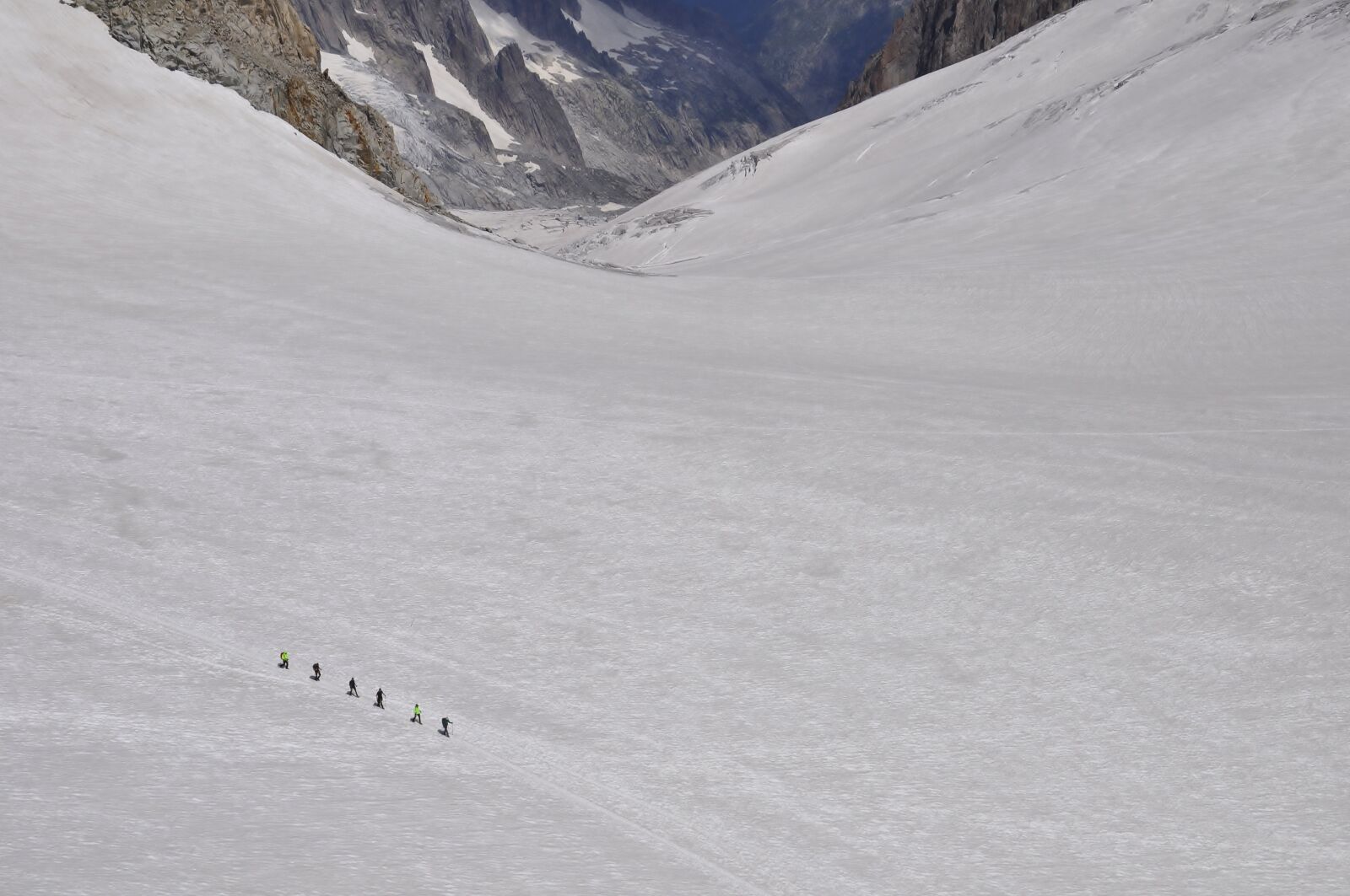 Nikon D5000 sample photo. Mont blanc, glacier, hiking photography