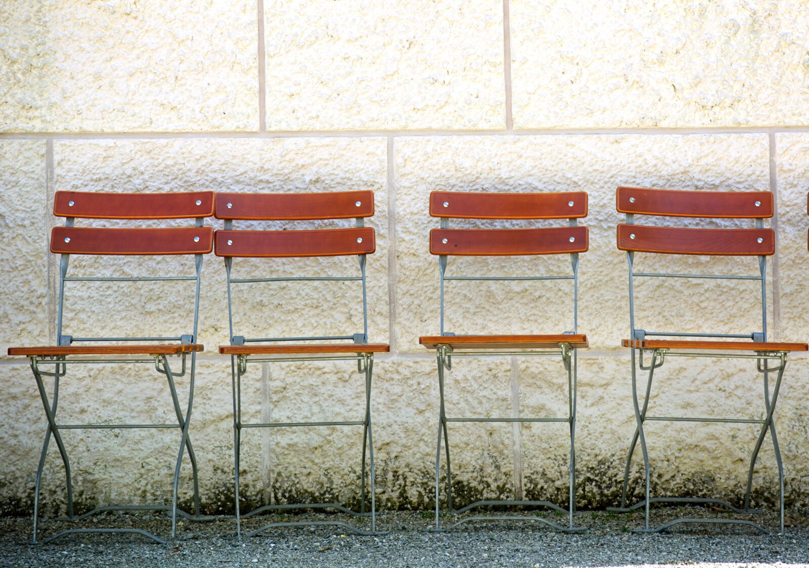 55.0-200.0mm f/4.0-f/5.6 sample photo. Chair series, garden chair photography