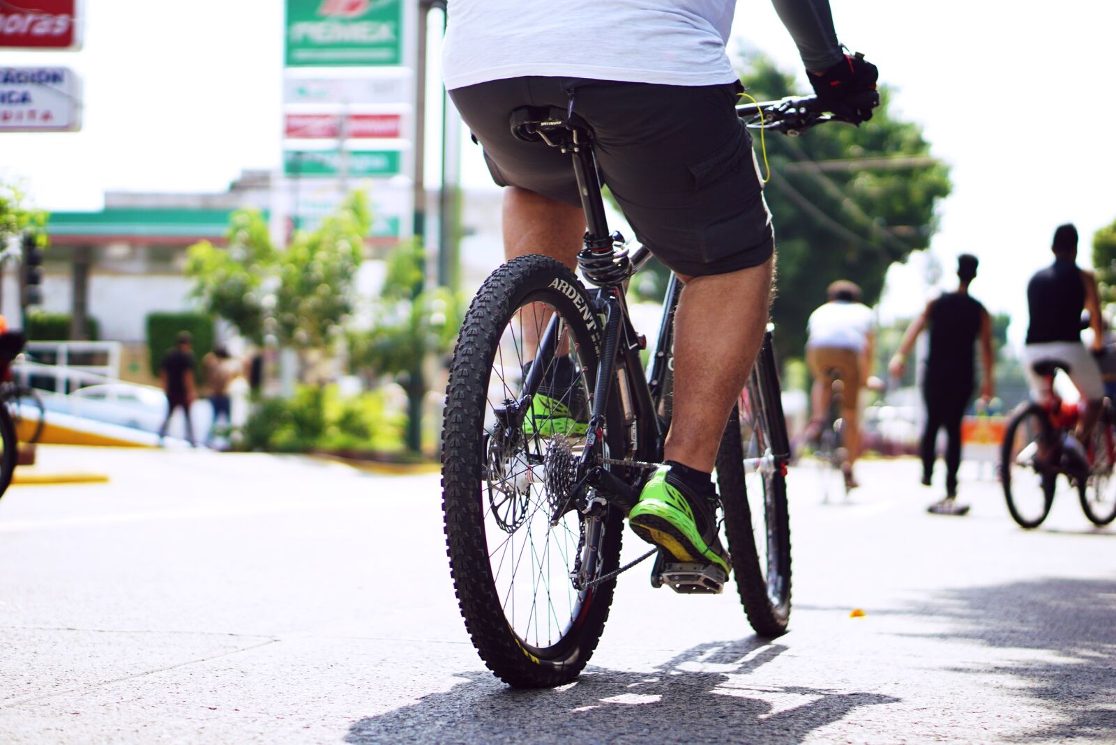 E 50mm F1.8 OSS sample photo. Bike, mexico, mountain, bike photography