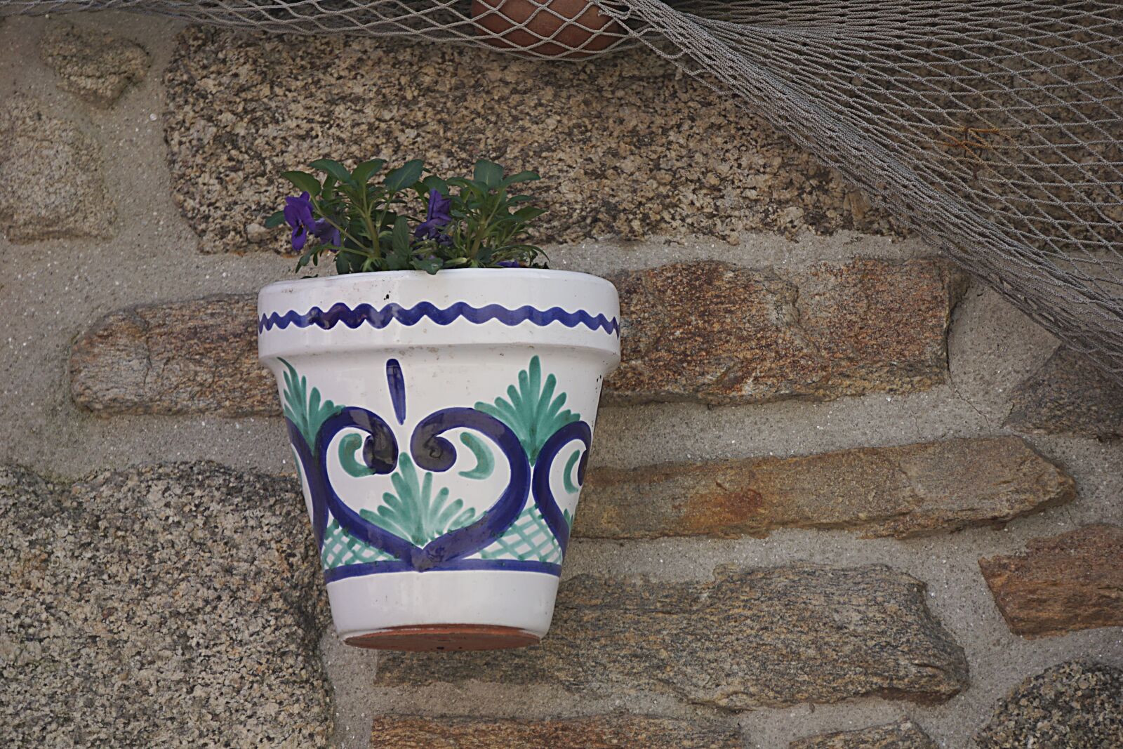 Sony a6000 sample photo. Flower pot, pot, flowers photography