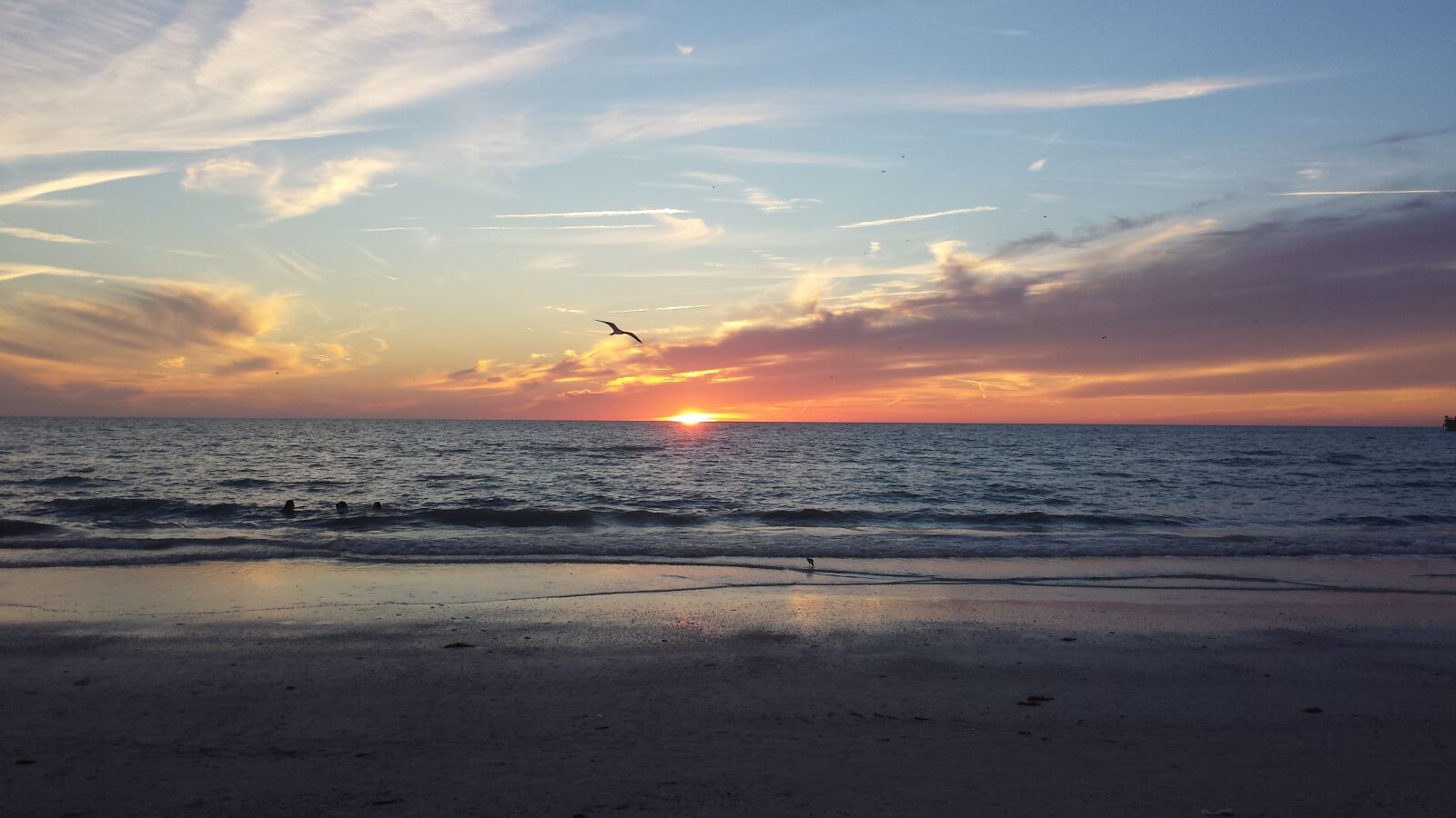 Samsung Galaxy S4 sample photo. Beach, sunset, ocean photography
