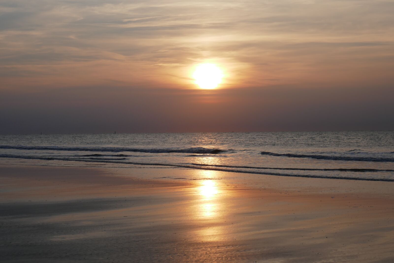 Panasonic DMC-TZ101 sample photo. Sunset, sea, abendstimmung photography